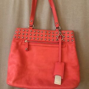 New pink studded Calvin Klein handbag